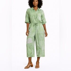 Native Youth Light Green Jumpsuit